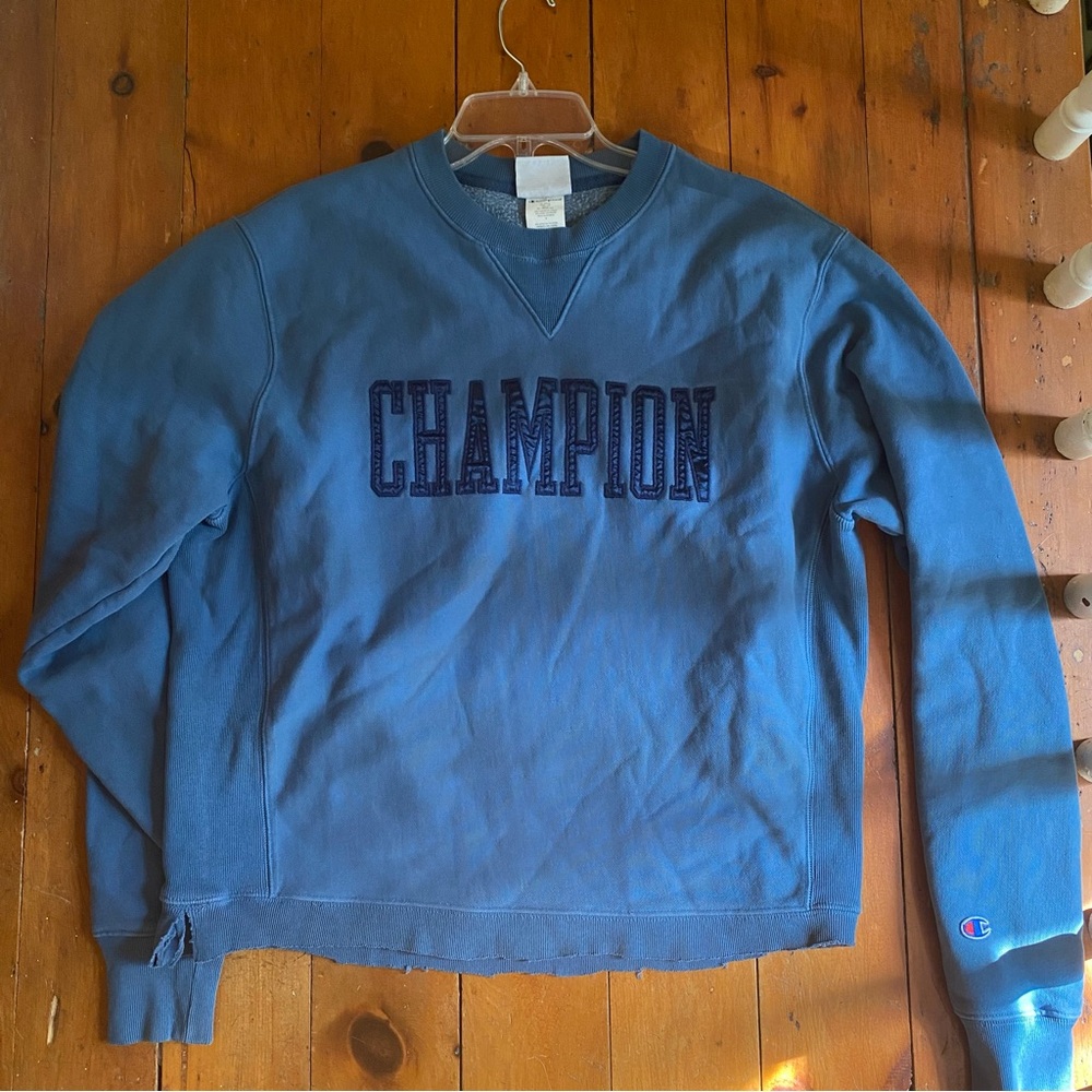Champion Men's Blue Crewneck